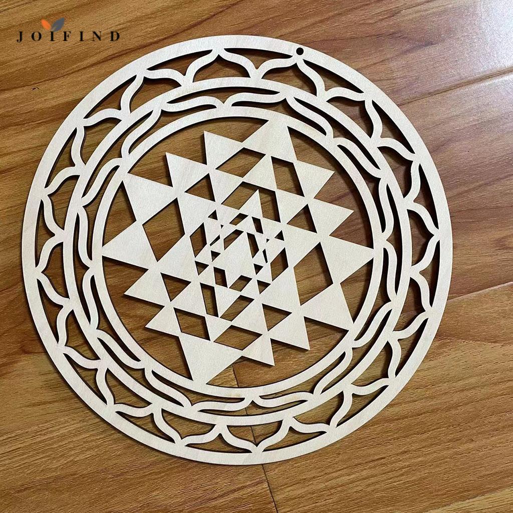 Homyl 11" Sri Yantra, Wooden Wall Art, , Wooden Wall Art Decor, Sacred ราคา 795 บาท*ส่งฟรี