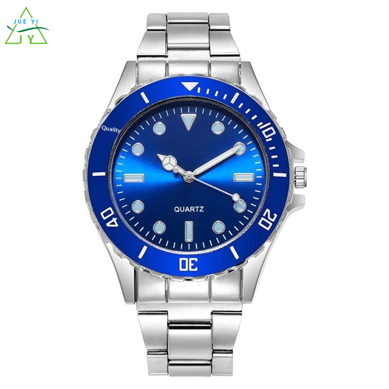KS Men's Fashion Quartz Watch with Luminous Dial and Steel Strap ราคา 93 บาท*ส่งฟรี