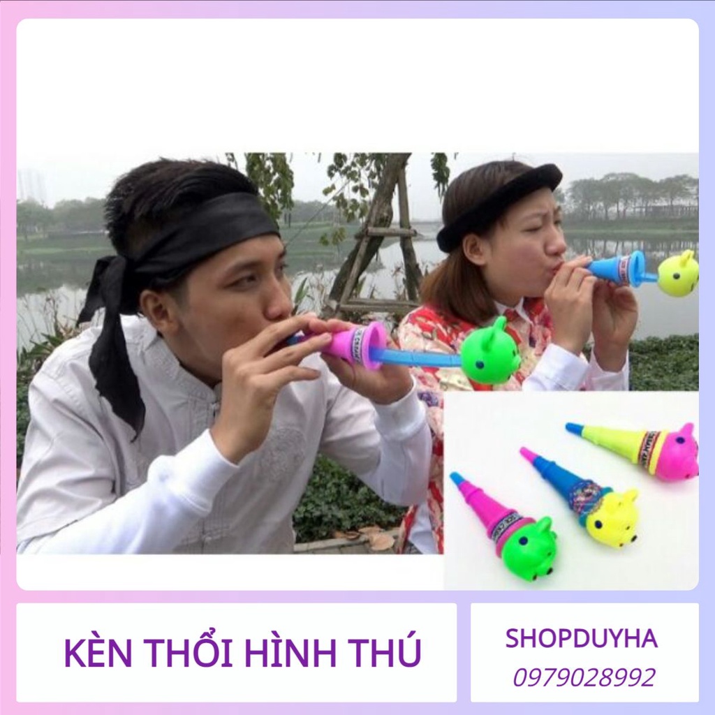 Đồ chơi kèn thổi hình thú vui nhộn cho bé