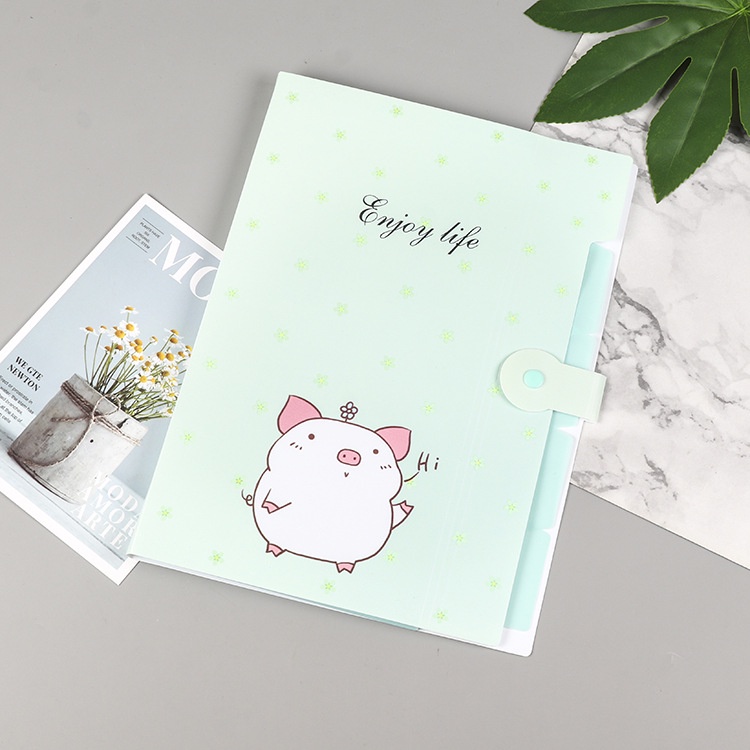 Túi Đựng Tài Liệu Khổ A4 Nhiều Ngăn Tiện Dụng Chất Lượng Cao Cho Học Sinh
