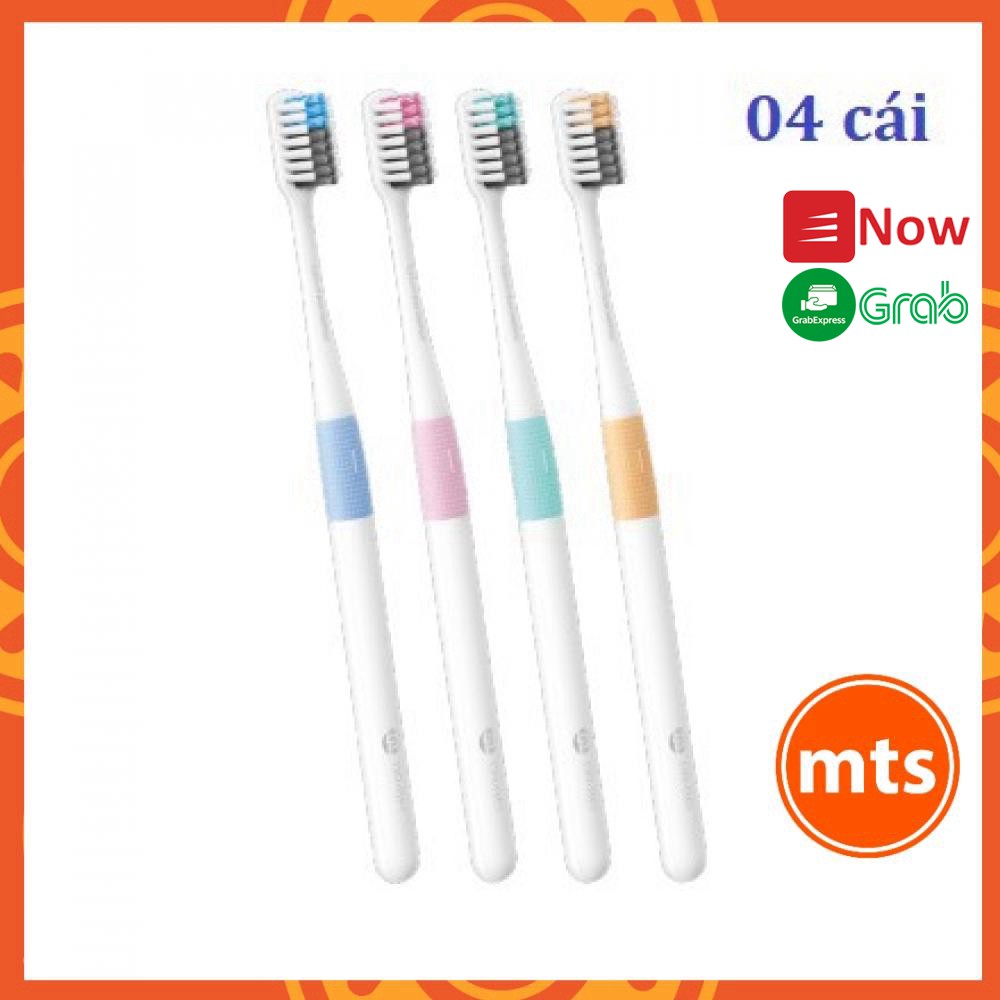 Bàn chải Xiaomi Dr Bei Doctor B Toothbrush Nguyên Hộp 4 Cái + 1 Hộp đựng