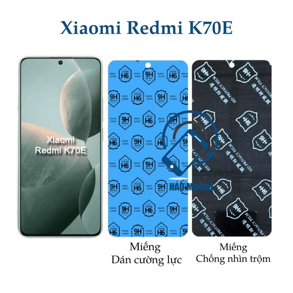 Dán cường lực dẻo nano Xiaomi Redmi K70E