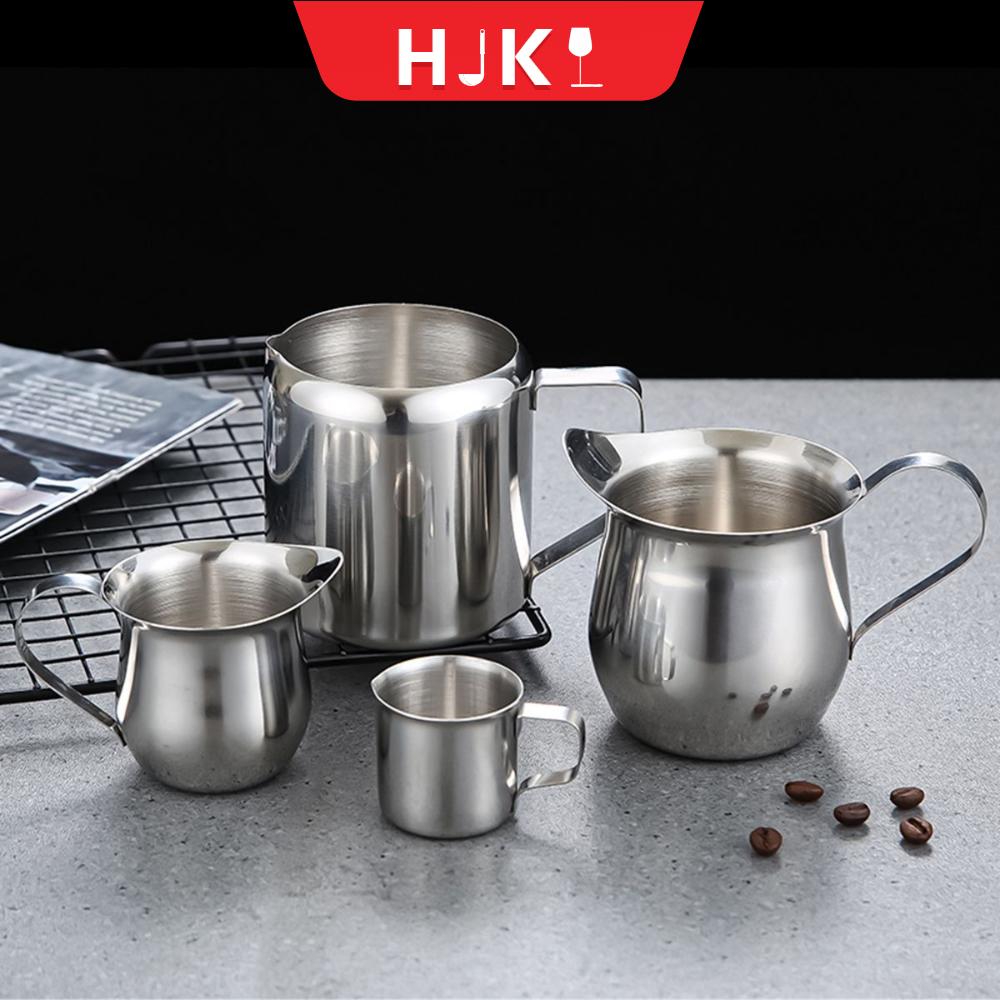 HJKL Coffee Machine Barista tô 2/3/5/8oz Latte Nghệ Thuật Thép không Gỉ Nhà bếp Hấp Bình Cốc Sữa Bọt Pitcher Cốc cà phê