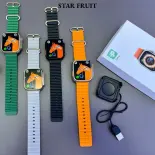 STAR FRUIT Đồng hồ thông minh t500ultra với theo dõi sức khỏe và thể chất, máy theo dõi nhịp tim và điều khiển camera từ xa