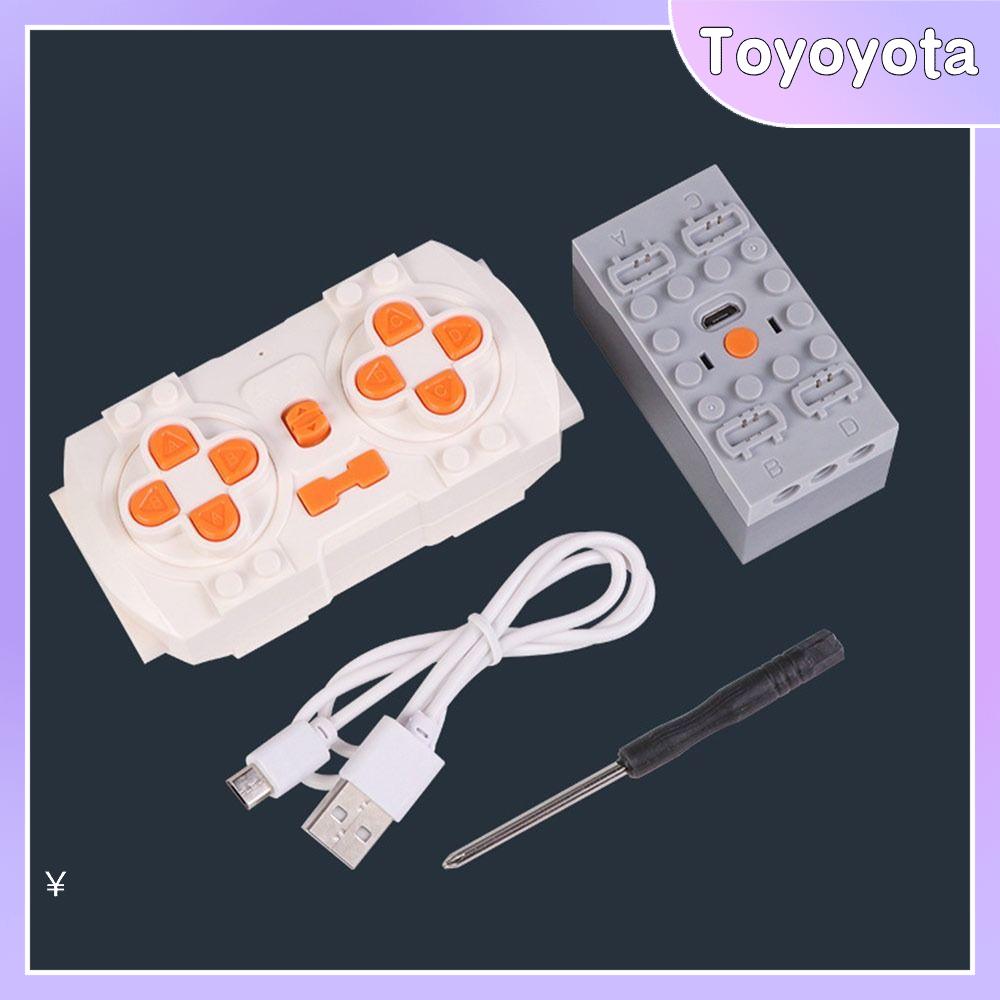 TOYOYOTA Có thể sạc lại Bộ điều khiển từ xa Có thể lập trình Điều khiển thông minh Hộp pin Chuyên nghiệp Bộ đồ chơi xếp hình Dự án tự làm