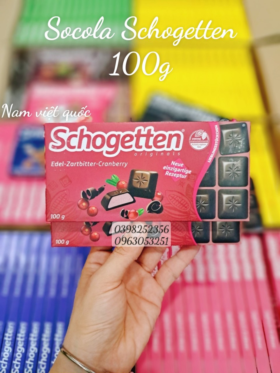 Socola Schogetten Zartbitter-Cranberry 100g ( Nam việt Quốc) Lý Trinh 15