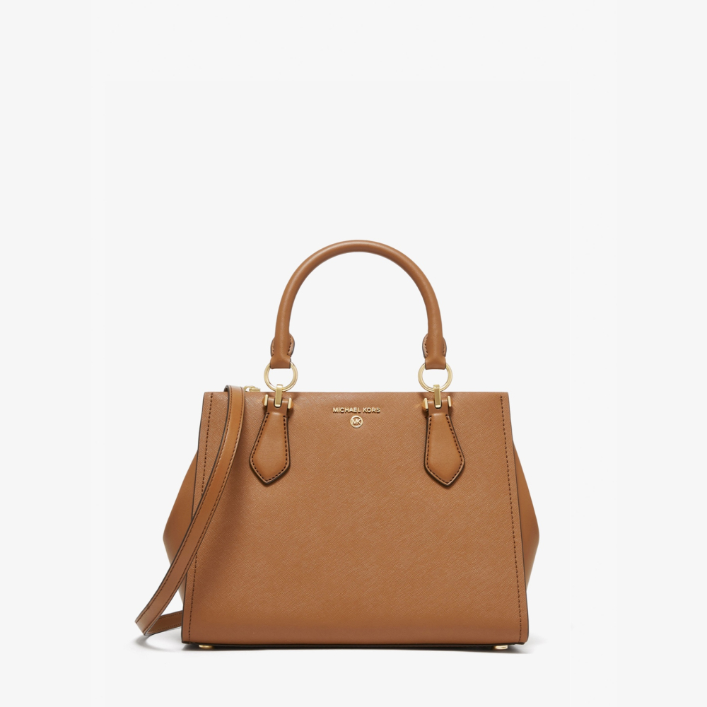 michael kors leather bag black