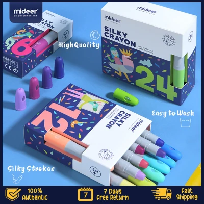 [SG Ready Stock] Mideer Kids Silky Professional Smooth Crayon