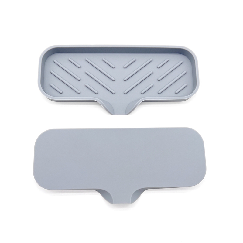 【JJM】-3PCS Drain Soap Pad Drainage Silicone Mat Bathroom Soap Dish New Upgraded Kitchen Soap Dish