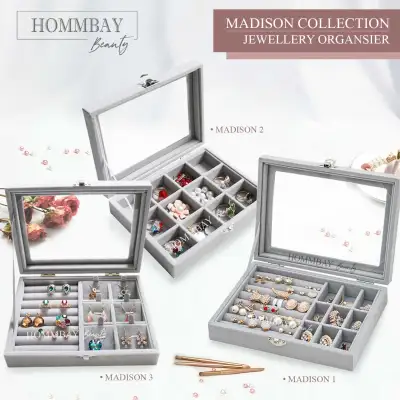 [HOMMBAY Beauty] MADISON Jewellery Jewelry Tray Storage Display Box Organizer Organiser Rings Earrings Bracelets Container