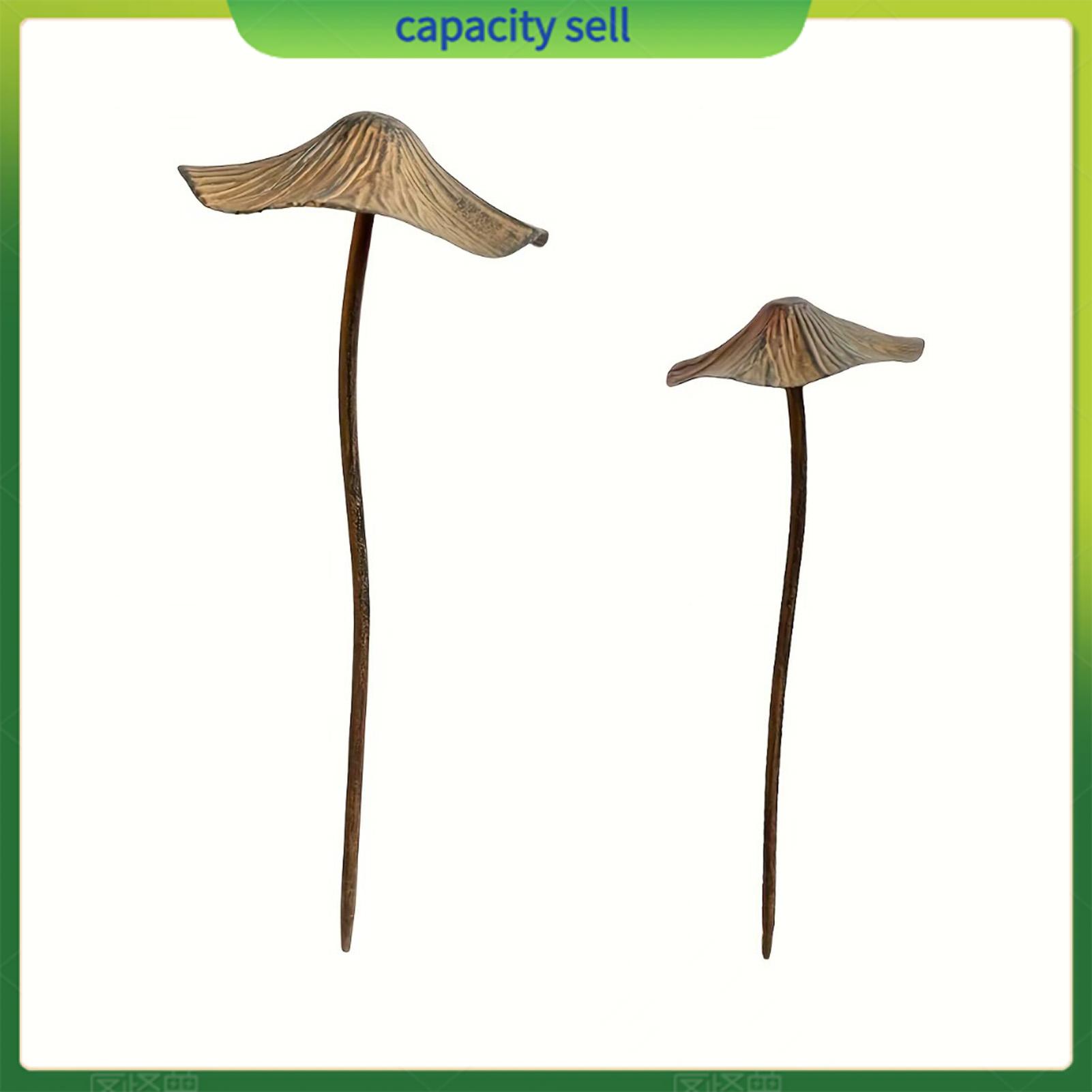 Decorative Garden Stake Solar Light Holder Stake Rust-proof Metal Mushroom Garden Statue Outdoor Iron Mushroom Stake for Patio Lawn Yard Flower Pot Decoration Durable Planter Decor for Asia Gardens Giá 189,136 Đồng*Miễn phí vận chuyển