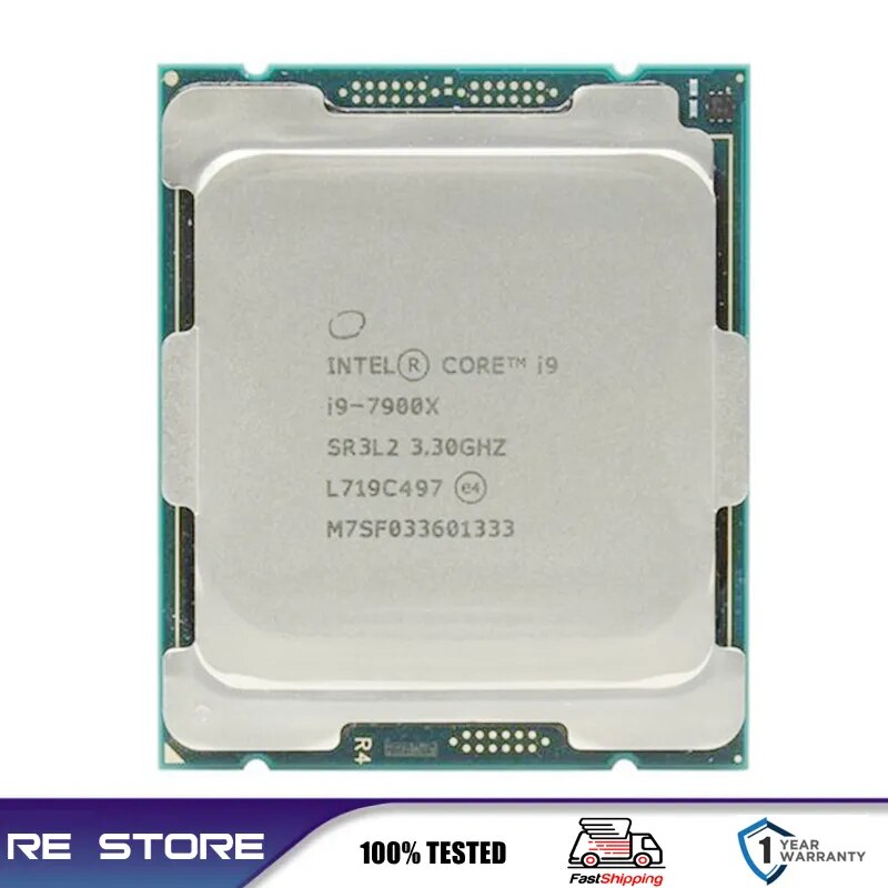 Original Intel Core I9 I9-7900X SR3L2 CPU 10-cores 3.30GHZ 13.75MB 14nm  LGA2066 I9 7900X processor free shipping - AliExpress