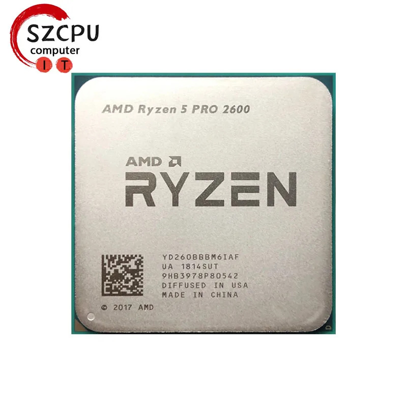 AMD Ryzen 5 Pro 2600 R5 Pro 2600 3.4 GHz Sáu Lõi Mười hai lõi 65W CPU yd260bbbm6iaf ổ cắm AM4
