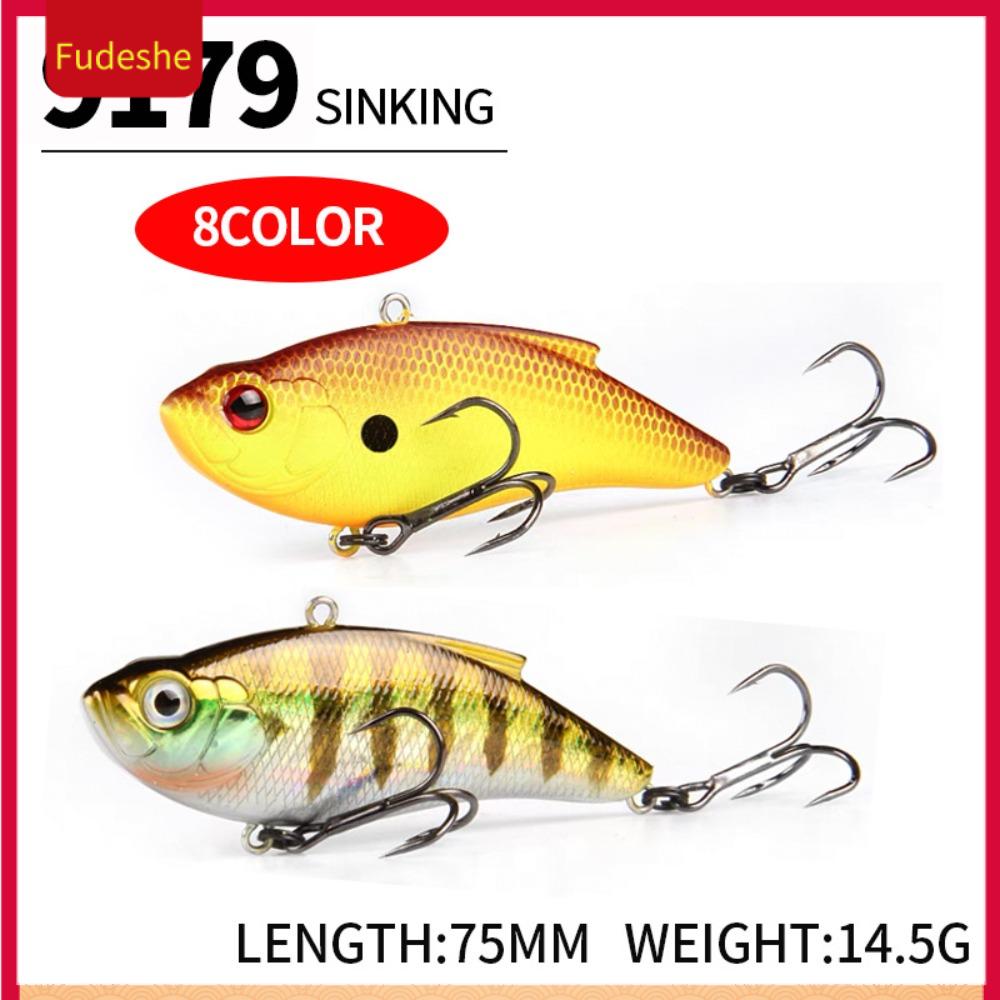 HENRI Wobblers crankbaits เหยื่อตกปลาขนาดเล็ก ตะขอสามชั้น การสั่นสะเทือน เหยื่อจมวิบ ที่หมุนได้ เหยื่อล่อตกปลา อุปกรณ์ตกปลาสำหรับตกปลา ราคา 98 บาท*ส่งฟรี