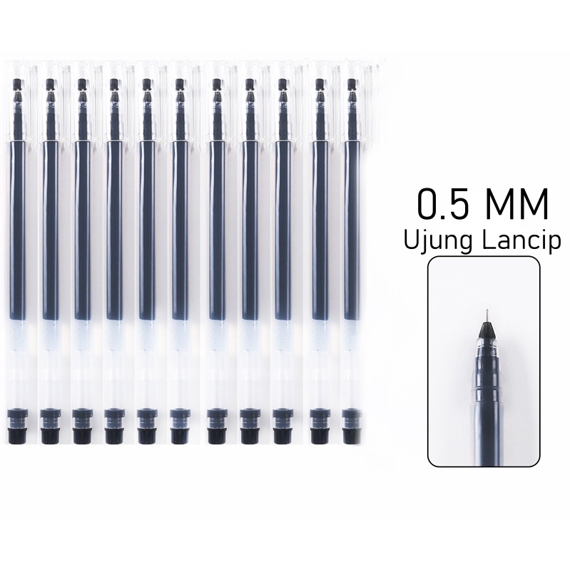 HAPPY TIME GROSIR !!! TC95B (6 PCS / 12 PCS) PEN PULPEN TINTA ISI BANYAK ADA 3 WARNA PEN GEL ISI BANYAK ALAT TULIS SEKOLAH KANTOR