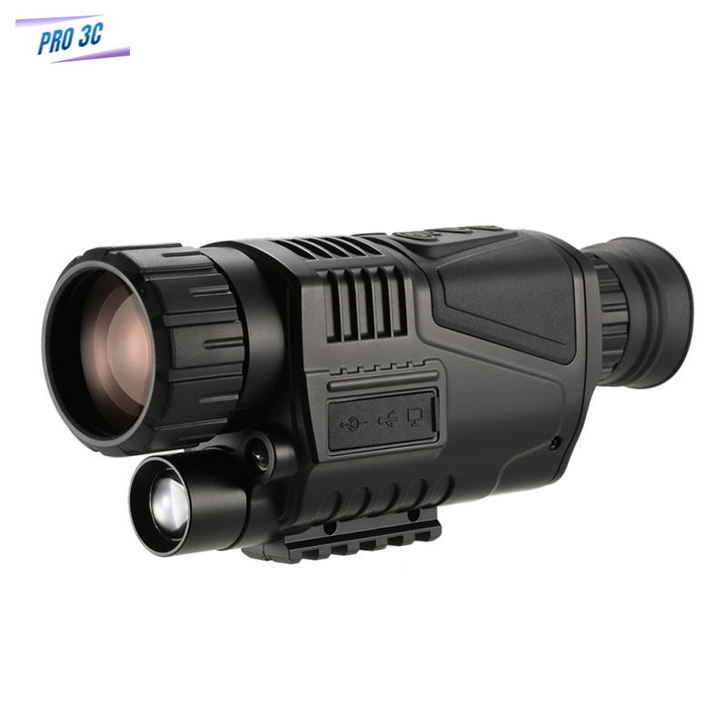 Night Vision Monocular Telescope With IR Illuminator 8X Zoom 1.44" LCD 200M Night Vision Range Digital Infrared Monocular Telescope For Hunting Camping Fishing ราคา 4,655 บาท*ส่งฟรี