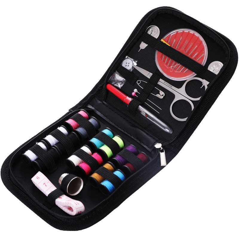 G42 Bộ kim chỉ may vá gấp gọn du lịch gia đình mini đa năng kéo thước kim băng cúc kim chỉ nhiều màu khâu thêu vá đồ quần áo GA625