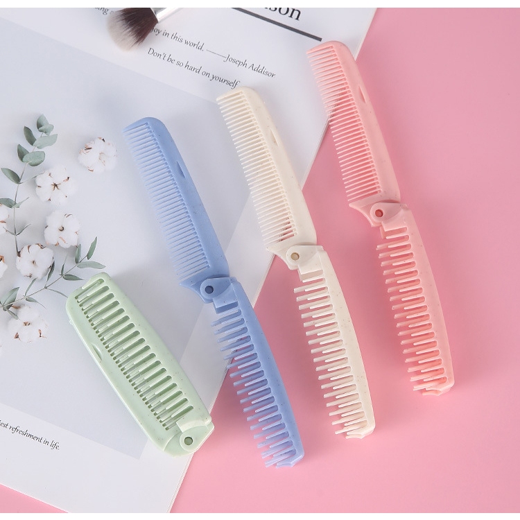 Lược gấp gọn bỏ túi chất liệu lúa mạch