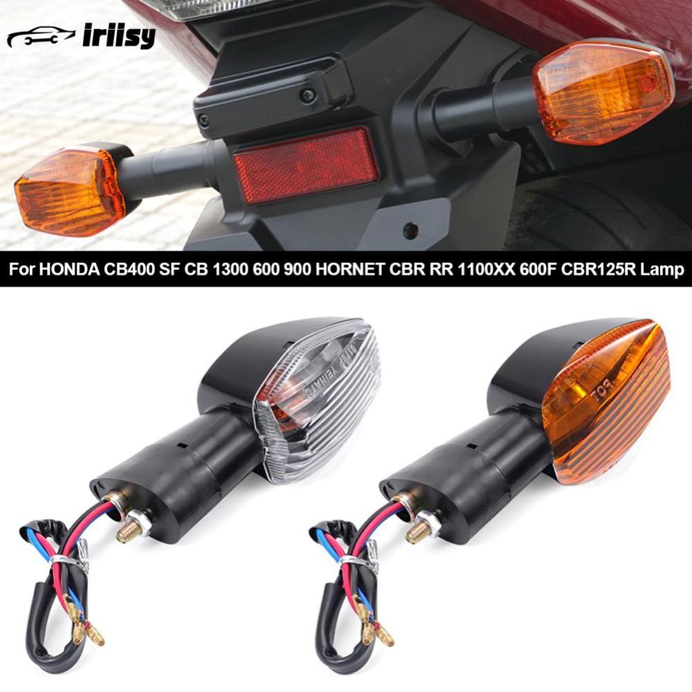 iriisy 1PC Motorcycle Turn Signal Indicator Light Front or Rear For HONDA CB400 SF CB 1300 600 900 HORNET CBR RR 1100XX 600F CBR125R Lamp ราคา 78 บาท*ส่งฟรี