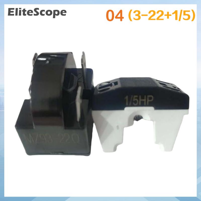 EliteScope Ptc Starter Relay tủ lạnh Starter Relay tủ lạnh quá tải bảo vệ tương thích với LG tủ lạnh