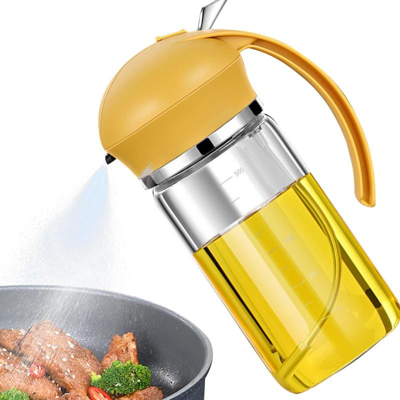 550ml lớn 2 trong 1 Ô liu phun và máy phân phối tự động với quy mô phun dầu để nướng phòng ăn nhà bếp nấu ăn