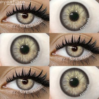 Eyeshare 1 Pair PATTAYA Gray Color Contact Lenses Natural Contacts Eye Cosmetic Lens With Case
