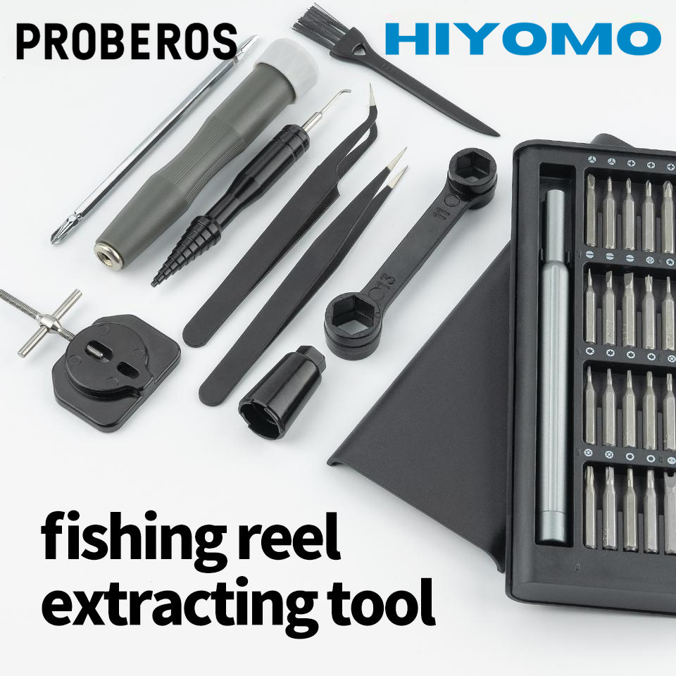 PROBEROS Đồ Câu Cá tự sửa chữa quay Máy ngang các bộ phận tháo gỡ Ống cuộn dây câu dỡ dụng cụ bảo trì Kit