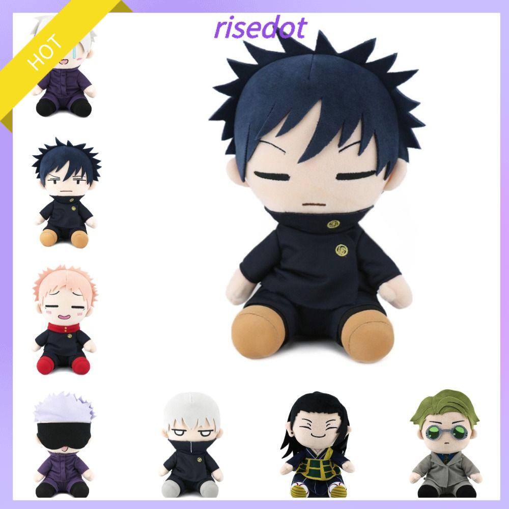 RISEDOT Jujutsu kaisen Đồ chơi nhồi bông Gojo satoru Fushiguro Megumi Thú nhồi bông Dễ thương Inumak
