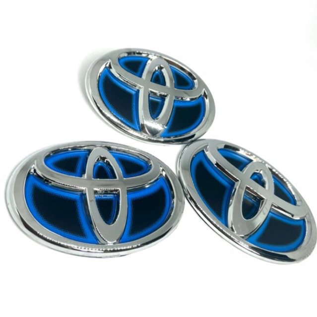 PROMOSI EMBLEM LOGO TOYOTA HYBRID HITAM BIRU Harga 201,240 rupiah*Gratis Ongkir