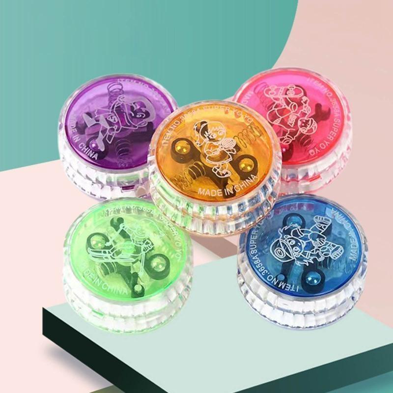 Thể thao cho trẻ em bóng Yoyo sáng yo-yos cân bằng phối hợp Yo Yo đồ chơi dễ dàng trở lại ngón tay linh hoạt đồ chơi huấn luyện