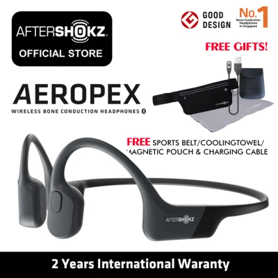 AfterShokz Aeropex Wireless Bone Conduction Headphones