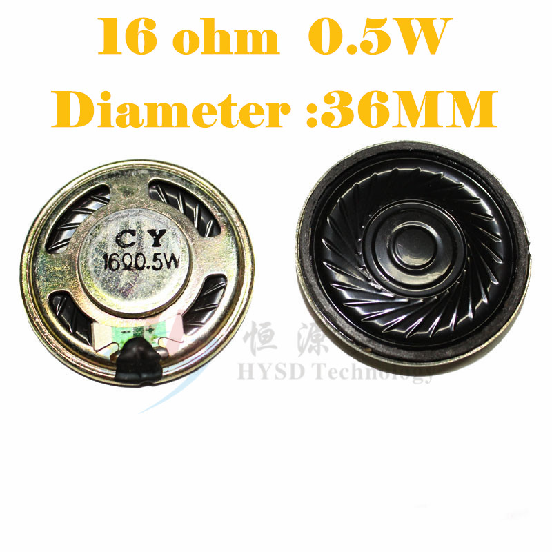 【Hot item】 10pcs Ultra-thin Horn speaker 8/16/32/50 ohm 8R 0.5W Diameter 20mm 23mm 27mm 28mm 30mm 36mm 40mm 45mm 50mm 57mm Loudspeaker