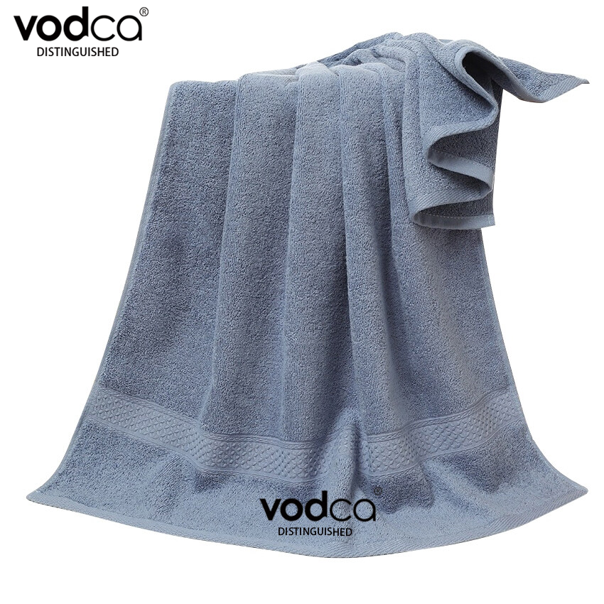 Vodca-พร้อมส่ง ผ้าขนหนูอาบน้ำ (ปักโลโก้ Vodca) ผ้าเช็ดตัวใหญ่ ผ้าเช็ดตัวขนเดี่ยว ผ้าหนานุ่ม (ขนาด 72 x 140 เซนติเมตร) MS-0220 ราคา 169 บาท*ส่งฟรี