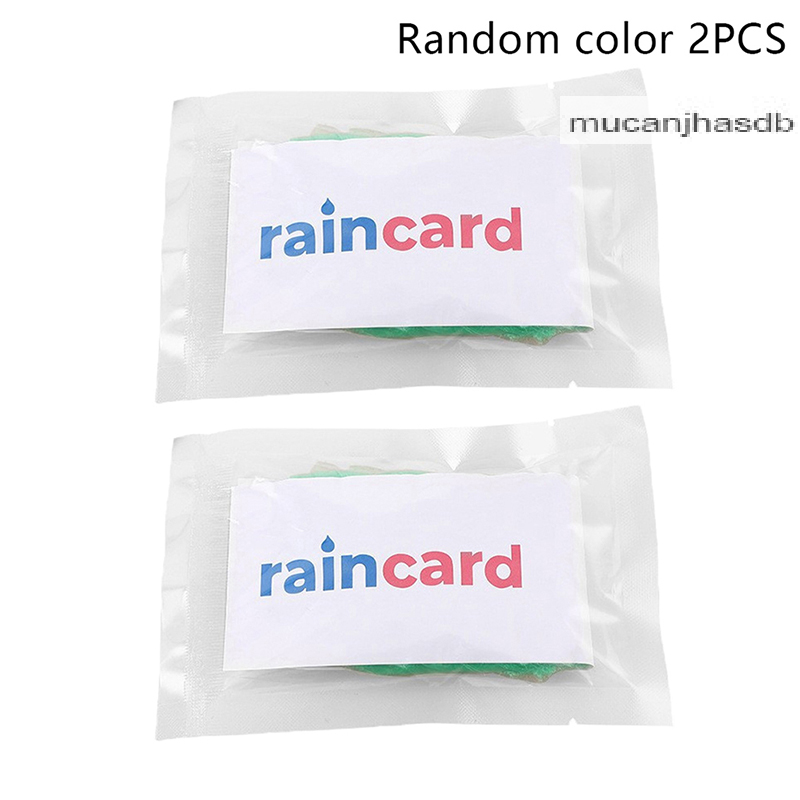 mucanjhasdb 2/5 chiếc áo mưa xách tay áo mưa nam nữ ngoài trời áo mưa dùng một lần
