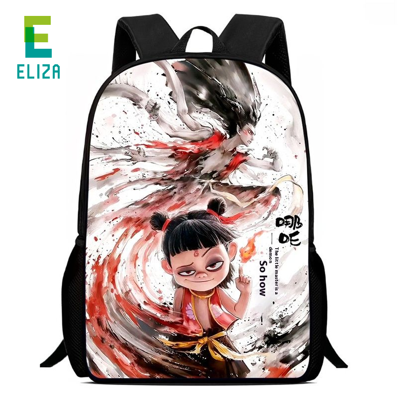 ES Ba Lô Trẻ Em Nhân Vật Anime Nezha Ba Lô Thiết Kế Siêu Nhẹ