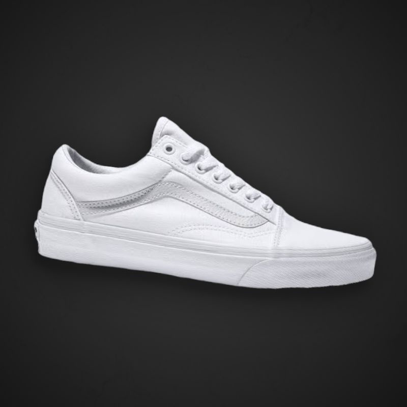 Old skool triple on sale white