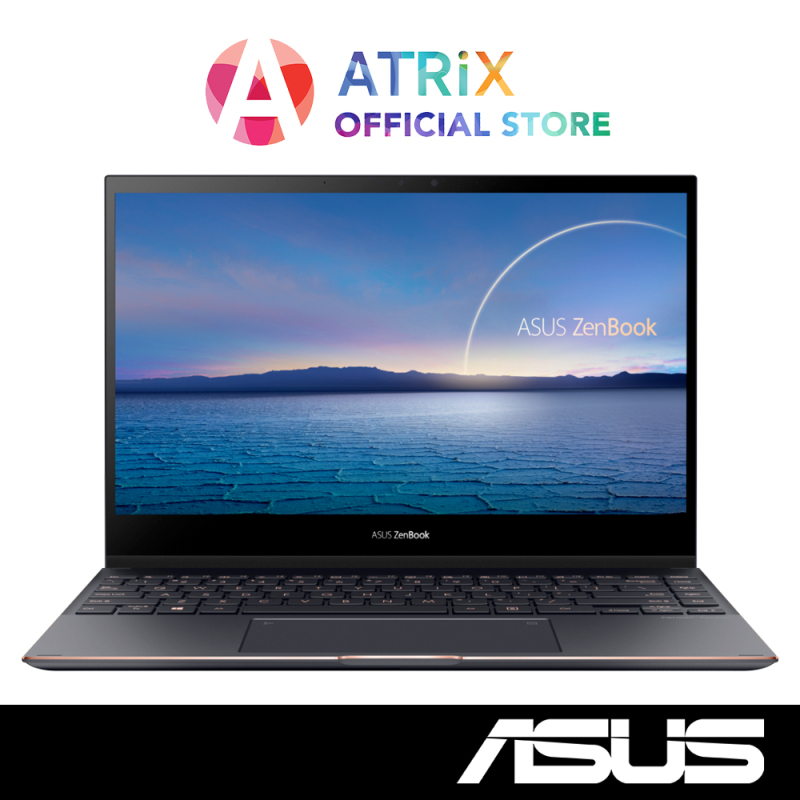 【Same Day Delivery】Asus Premium series ZenBook Flip S Premium UX371EA-HL046T 〖Free Office 2019〗| 13.3inch OLED UHD 4K Touch | i7-1165G7 | 16GB LPDDR4X | 1TB SSD | Iris Xe Graphics | Win10 Home | 2Yrs ASUS Warranty