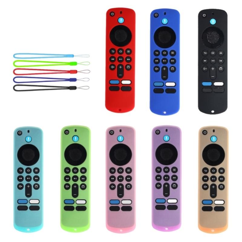 Phổ Vỏ silicon bảo vệ cho lửa TV Stick 4K streaming điều khiển từ xa thả bảo vệ Dễ dàng cài đặt tính năng