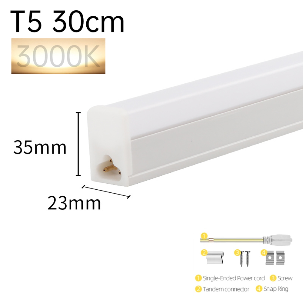 【Buy 1 Take 1】High Grade T5 LED Tube Light Home Office Warehouse Retail Lighting White Warm LED Ceiling Light Super Bright Lighting For Living Room Lamp earphea