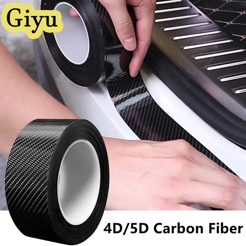 Giyu [รหัส CLS2404B 30K SINGLE shot 99K โช้คอัพ] วัสดุคาร์บอนไฟเบอร์แผ่นกันฝุ่นสำหรับกันชนหน้า/ประตู ราคา 11 บาท*ส่งฟรี