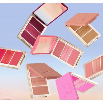 Má hồng Morphe Cheek Thrills Multi-Finish Face Trio