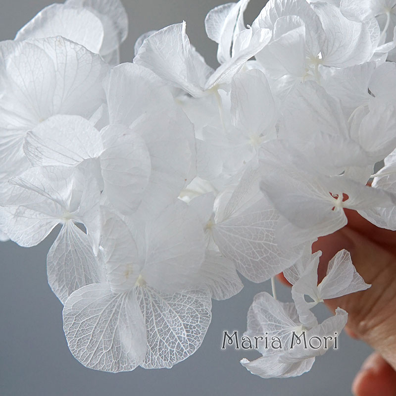 【Innovative】 Big Petals Macrophylla Preserved Hydrangea Decor Preserved Flowers Home Decoration Anna Hydrangea Wedding Decoration