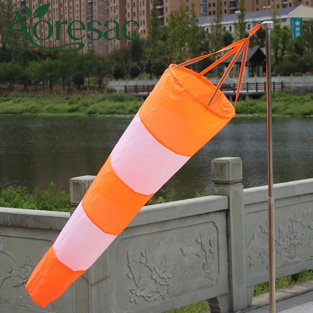 Aoresac Windsock พร้อมแถบสะท้อนแสง ทนทาน สีสดใส Windsock แข็งแรงทนทาน สำหรับอุตสาหกรรมเคมีอุตุนิยมวิทยา ราคา 118 บาท*ส่งฟรี