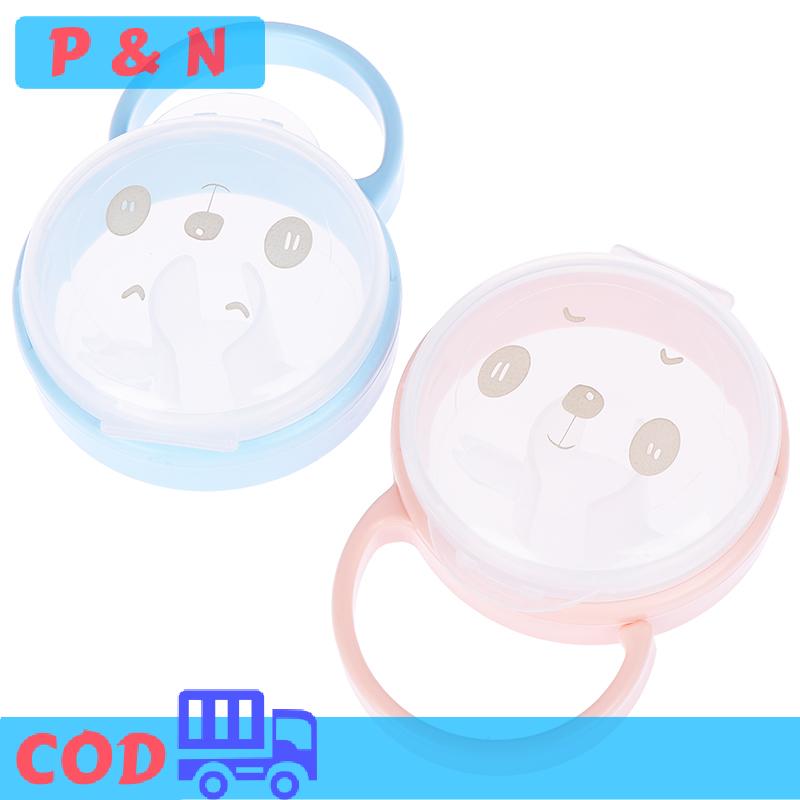 P&N 1PC xách tay bé trẻ sơ sinh núm vú núm vú du lịch làm dịu container núm vú hộp