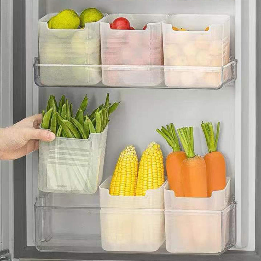 Refrigerator Food Fresh Storage Box Fridge Side Door Fruit Vegetable Spice