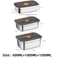 KUESICR 316 Stainless Steel Lunch Box With Cover Vacuum Antibacterial Container Food Storage Box