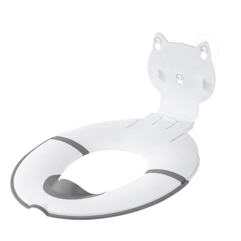 JACIRCLE Ghế bô xếp gọn cho bé bệ ngồi bồn cầu chống trượt chống bắn cốc hút bám sàn nhựa pp gập gọn dễ vệ sinh nhà tắm