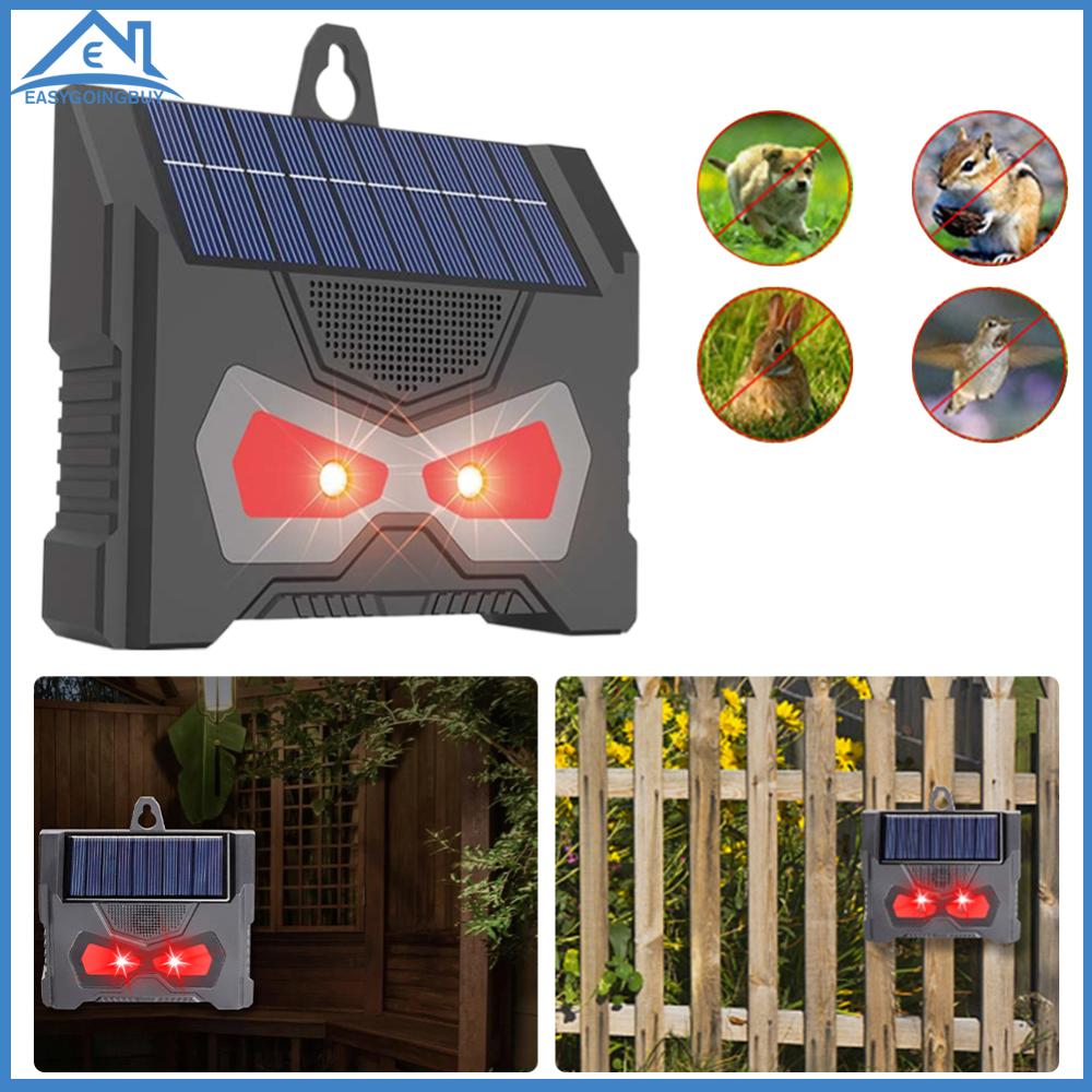 【New Arrival】 Garden Outdoor Electric Insect Killer with Solar Animal Repeller and Ultrasonic Pest Deterrent with LED Flashing Light ราคา 311 บาท*ส่งฟรี