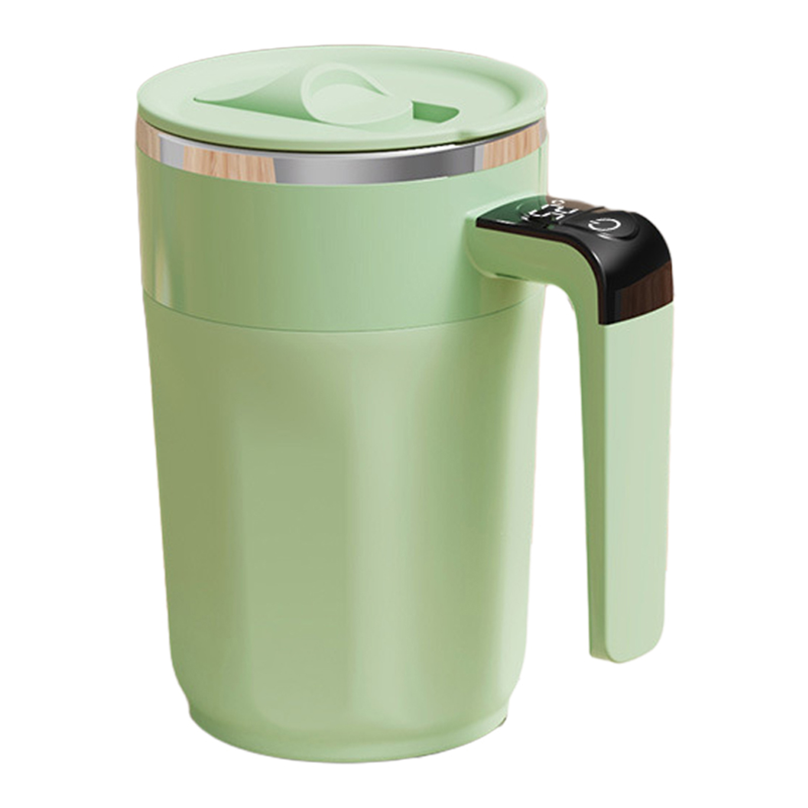Stainless Steel Coffee Cup Portable Coffee Tumbler with Lid Automatic Self-stirring Coffee Mug with Real-time Temperature Display Rechargeable Double-wall Insulated 316 Stainless Steel Travel for Asia - 1