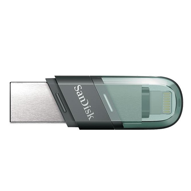 SanDisk iXpand Flash Drive Flip 64 GB Model : SDIX90N-064G-GN6NN ราคา 890 บาท*ส่งฟรี
